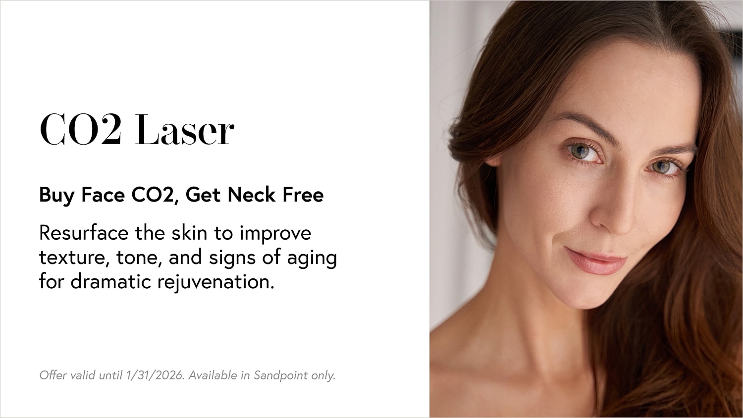 CO2 laser promotion for skin rejuvenation treatment